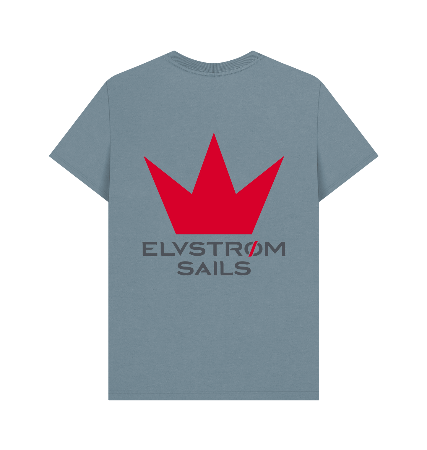 Stone Blue Printed T-shirt Back