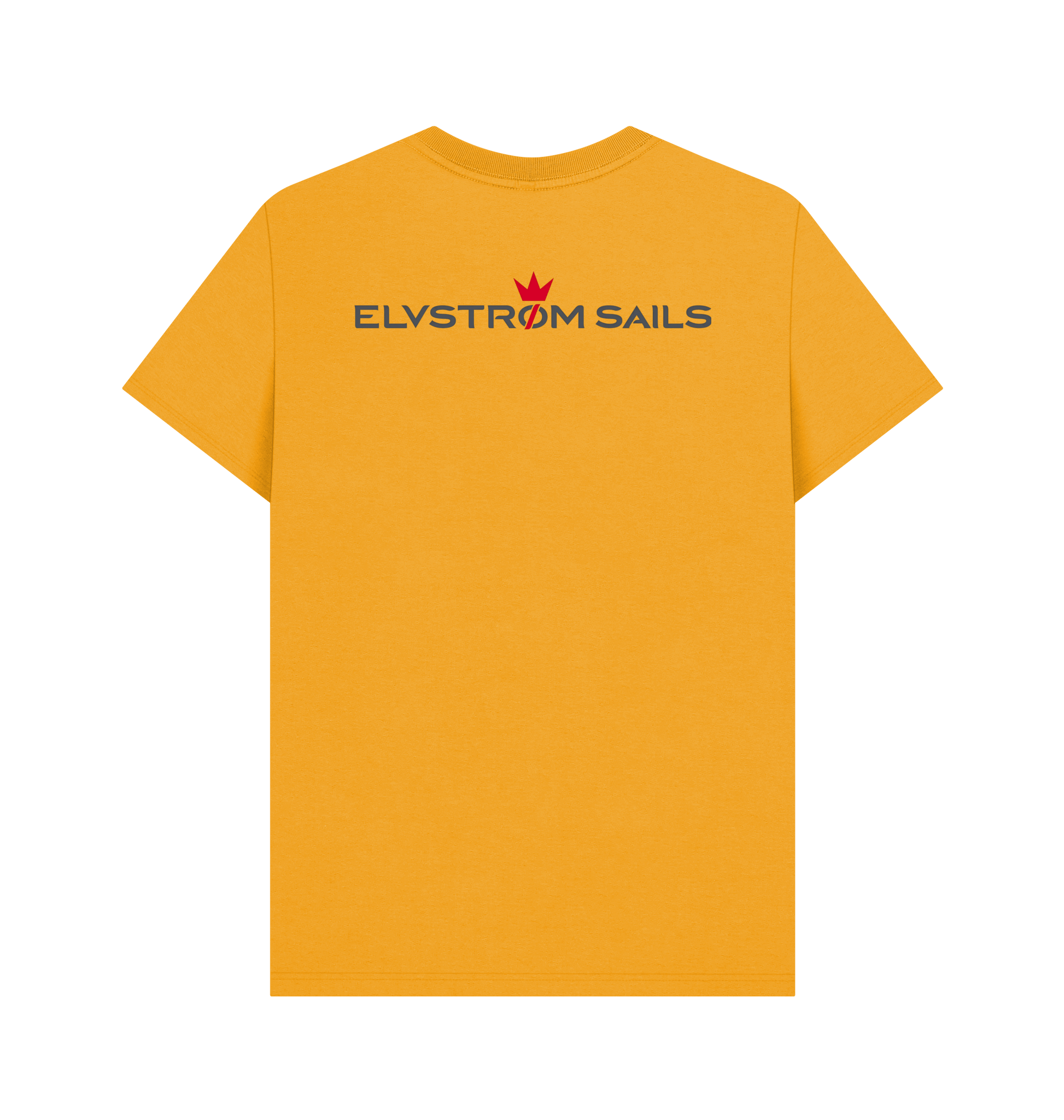 Mustard Printed T-shirt Back