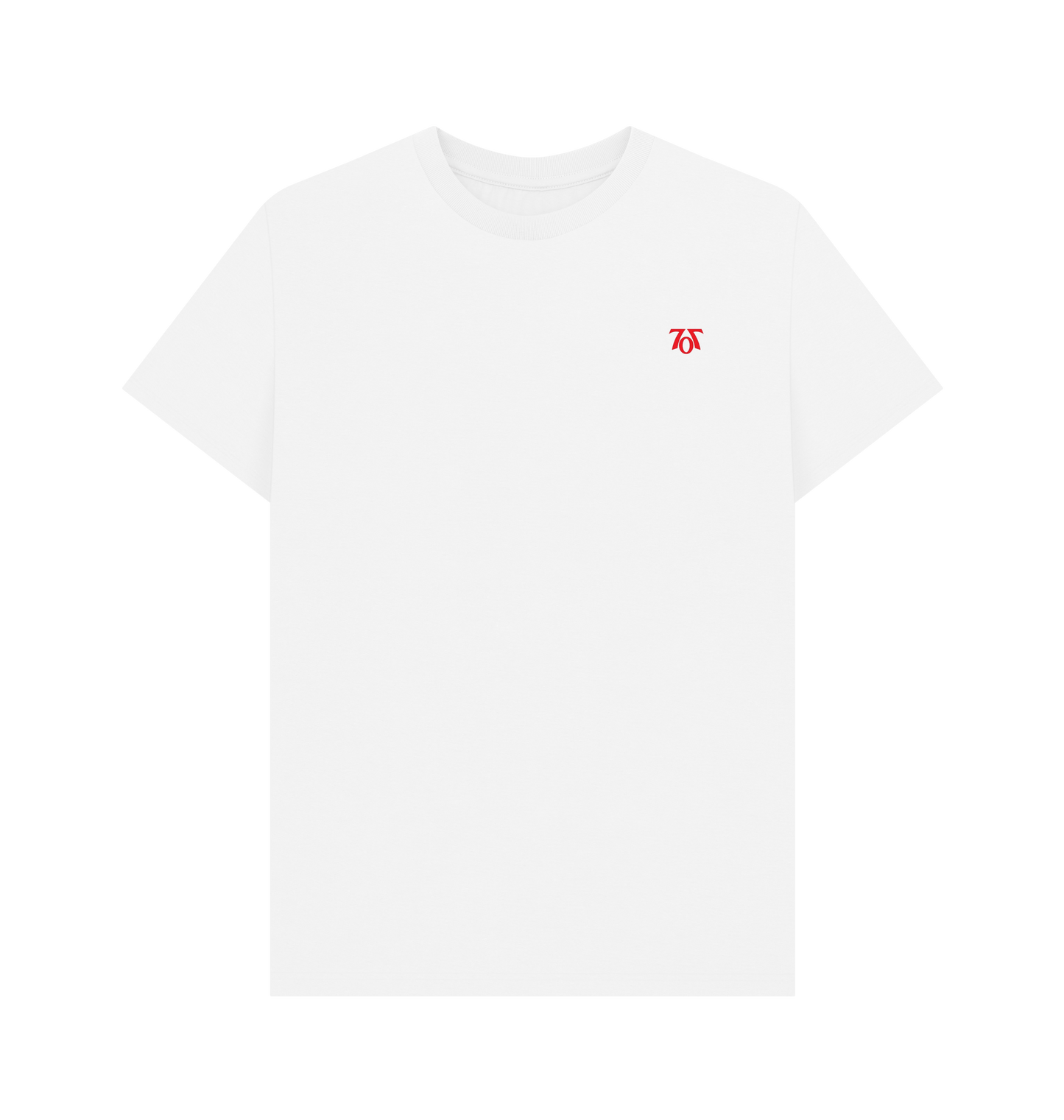 White Printed T-shirt Front