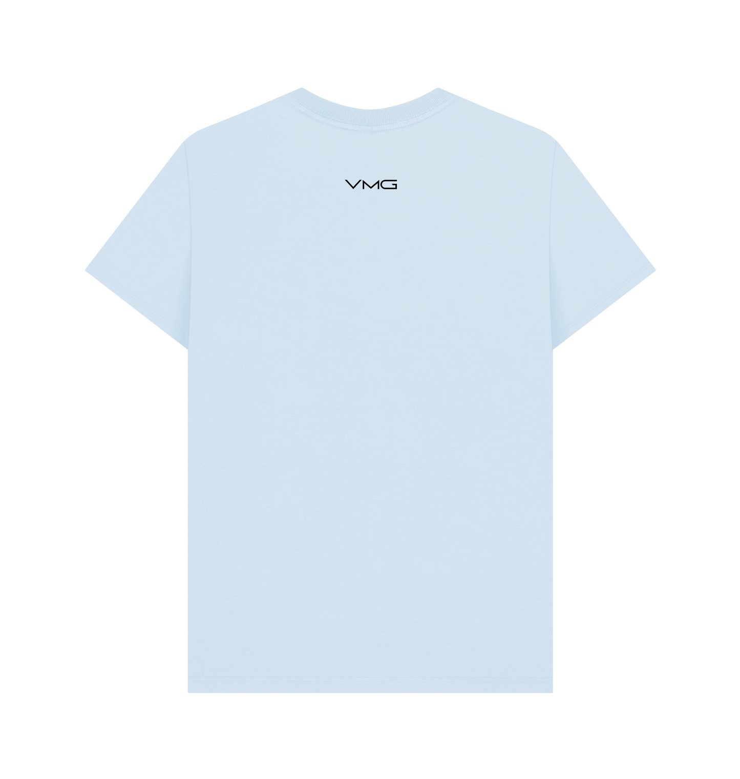 Sky Blue Printed T-shirt Back
