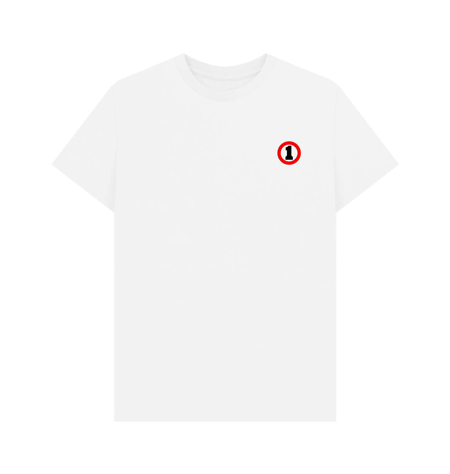 White Printed T-shirt Front