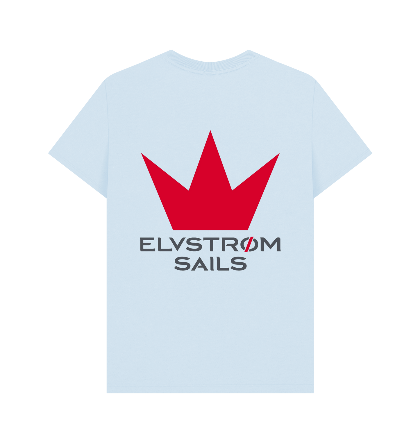 Sky Blue Printed T-shirt Back