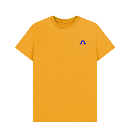 Mustard Printed T-shirt Front