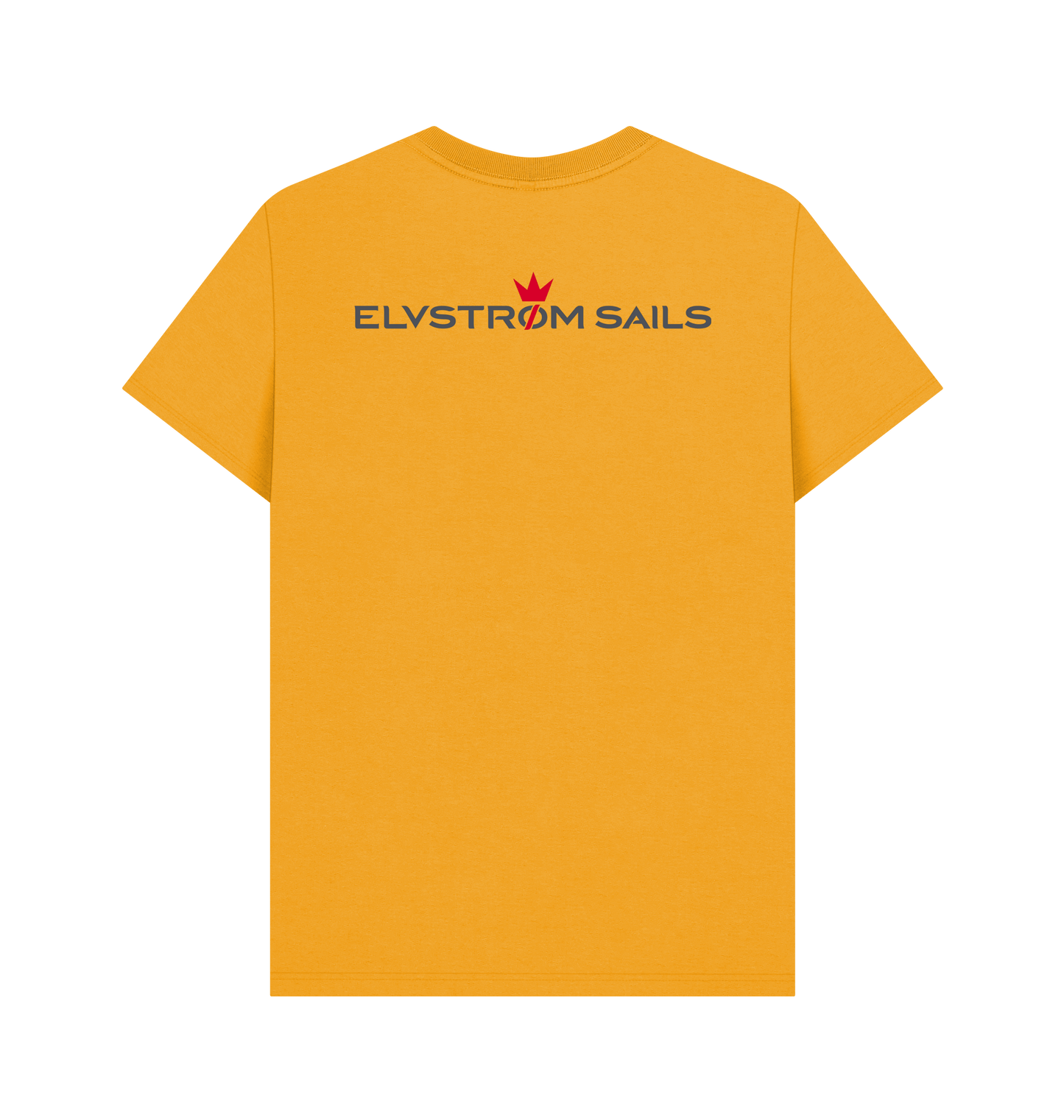 Mustard Printed T-shirt Back
