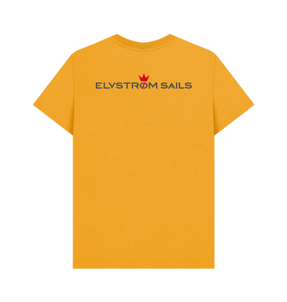 Mustard Printed T-shirt Back