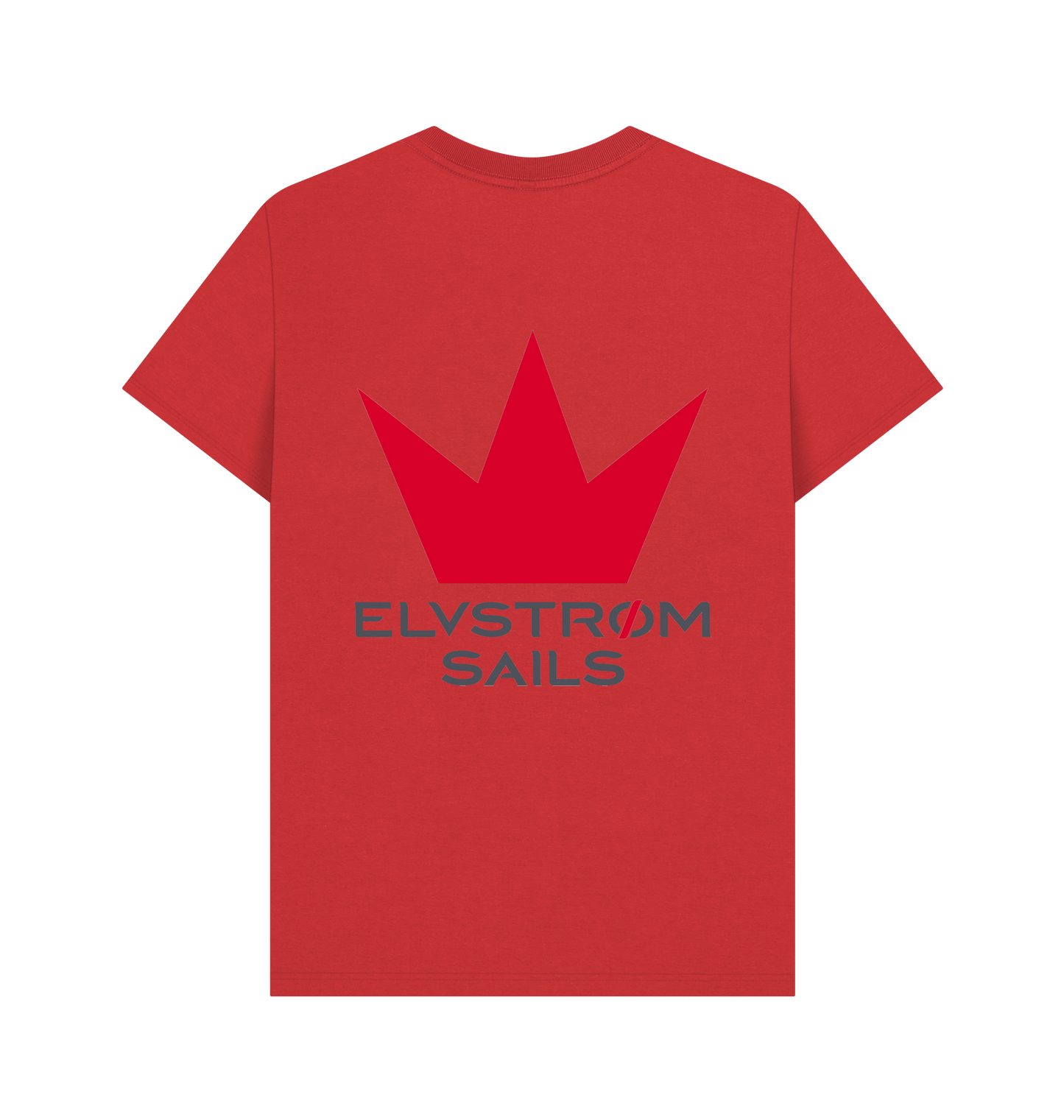 Red Printed T-shirt Back