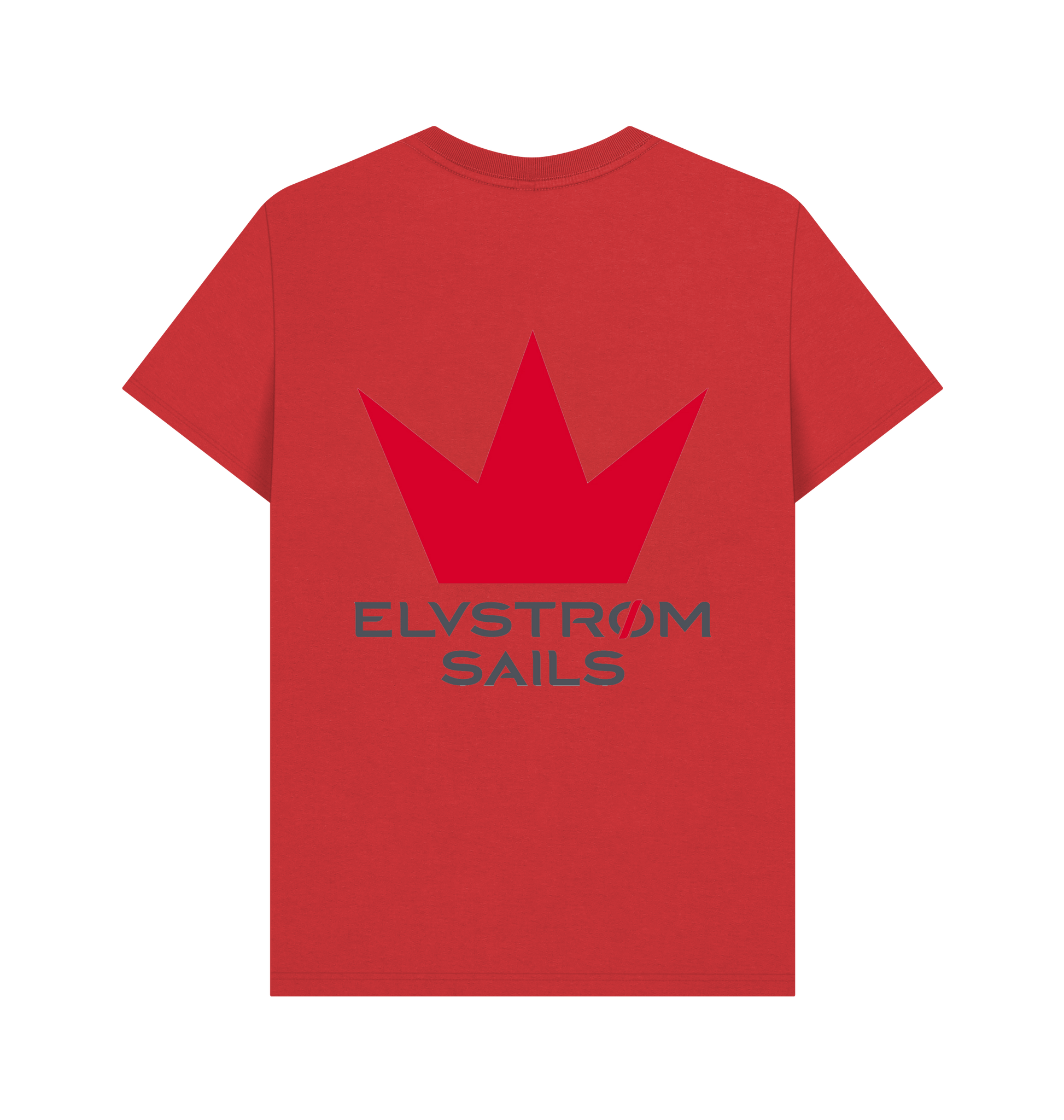 Red Printed T-shirt Back