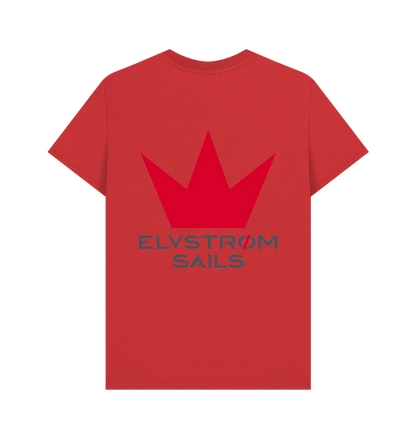 Red Printed T-shirt Back