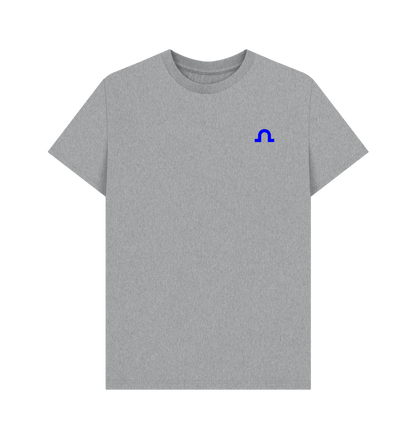 Athletic Grey Printed T-shirt Front