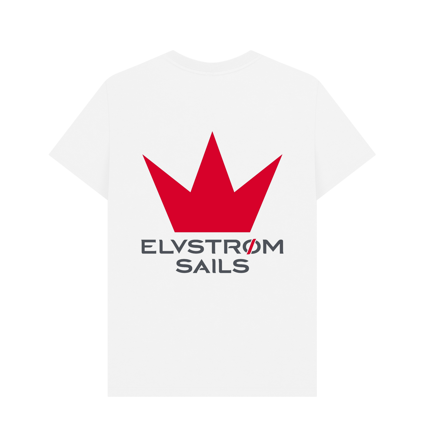 White Printed T-shirt Back