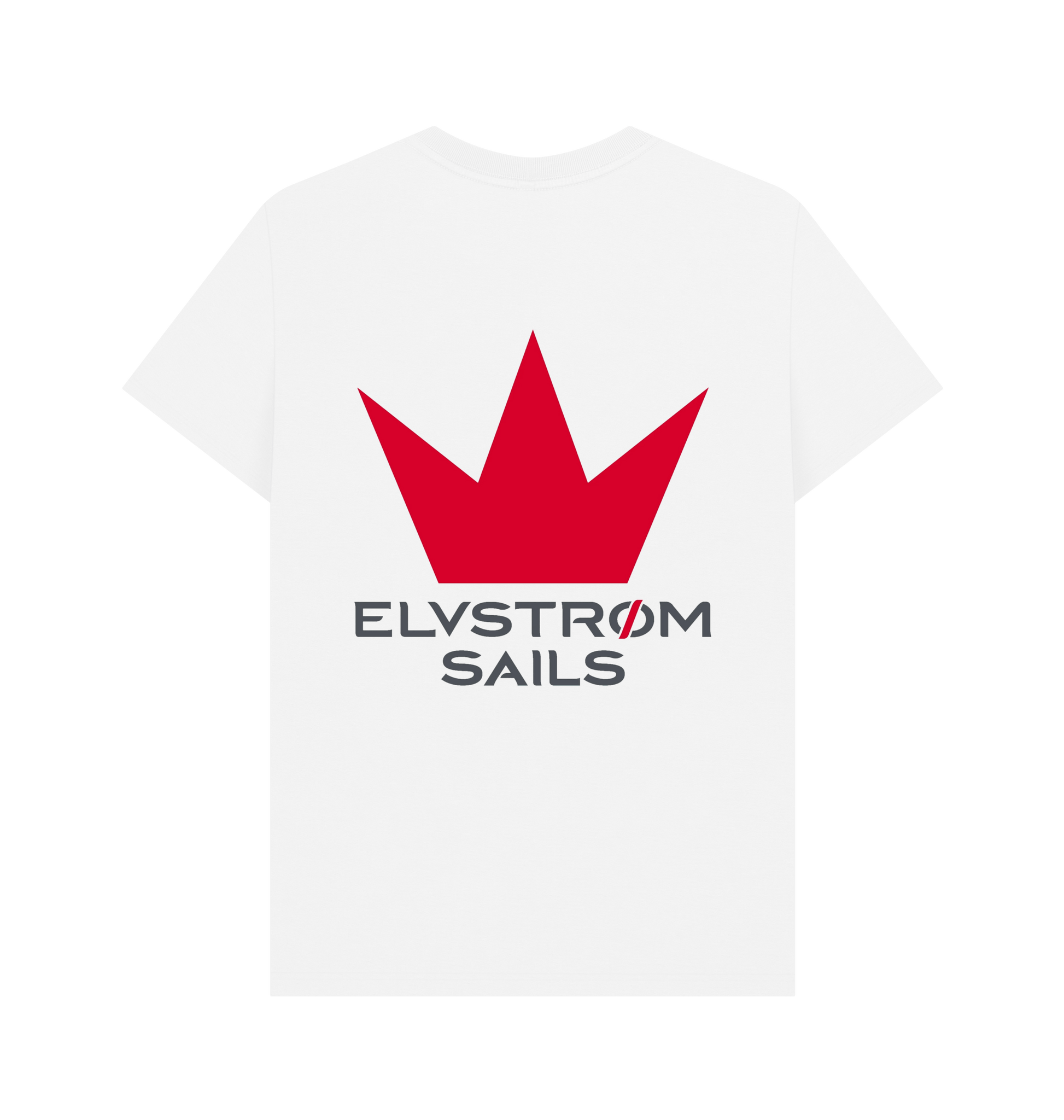 White Printed T-shirt Back