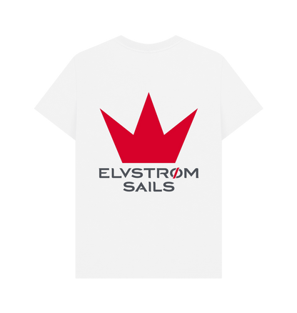 White Printed T-shirt Back