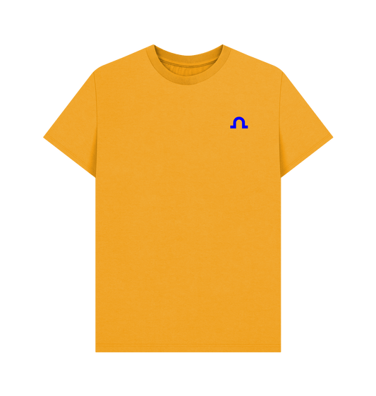 Mustard Printed T-shirt Front