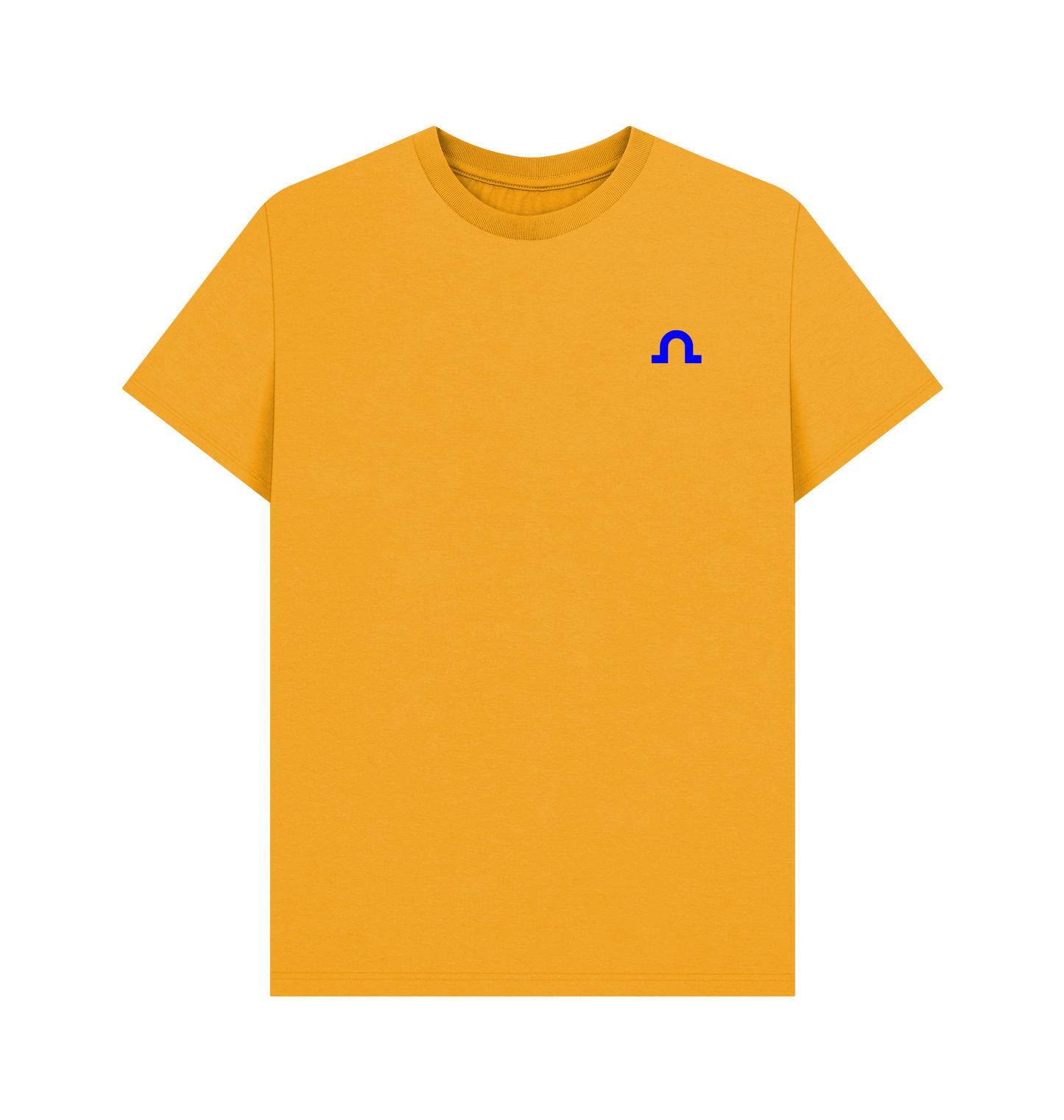 Mustard Printed T-shirt Front