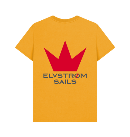 Mustard Printed T-shirt Back