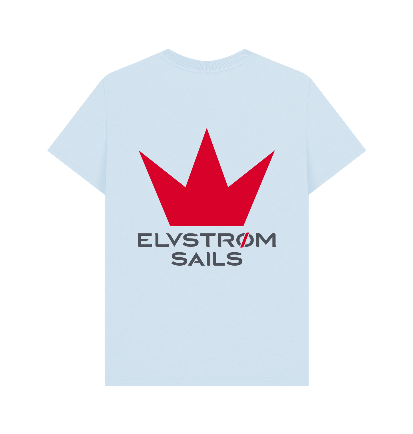 Sky Blue Printed T-shirt Back