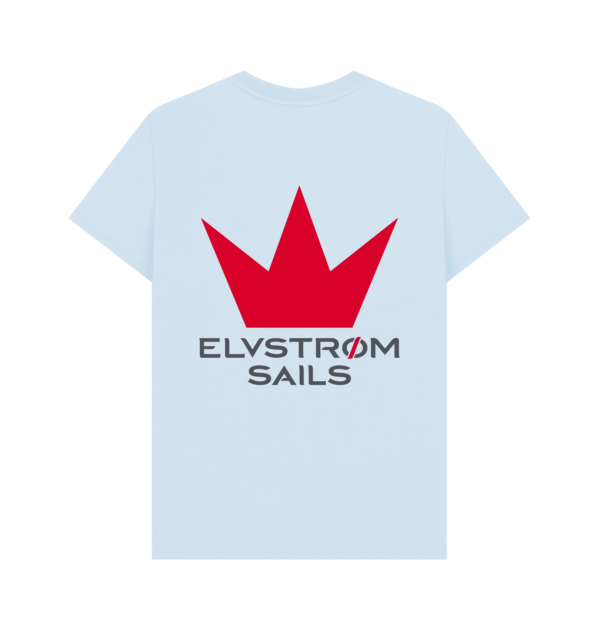 Sky Blue Printed T-shirt Back