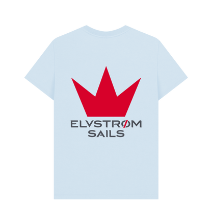 Sky Blue Printed T-shirt Back