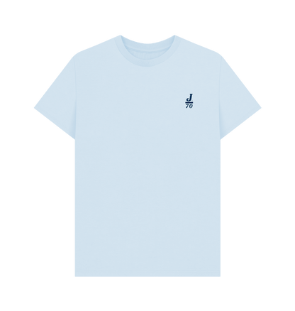 Sky Blue Printed T-shirt Front