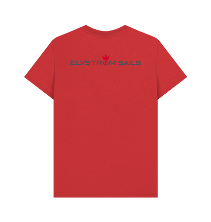 Red Printed T-shirt Back