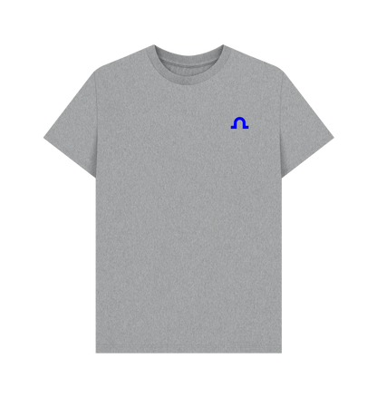 Athletic Grey Printed T-shirt Front