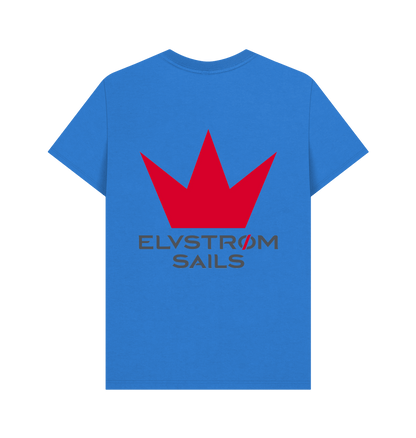 Bright Blue Printed T-shirt Back