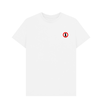 White Printed T-shirt Front