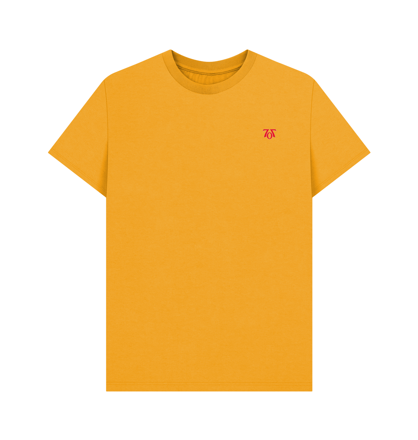 Mustard Printed T-shirt Front
