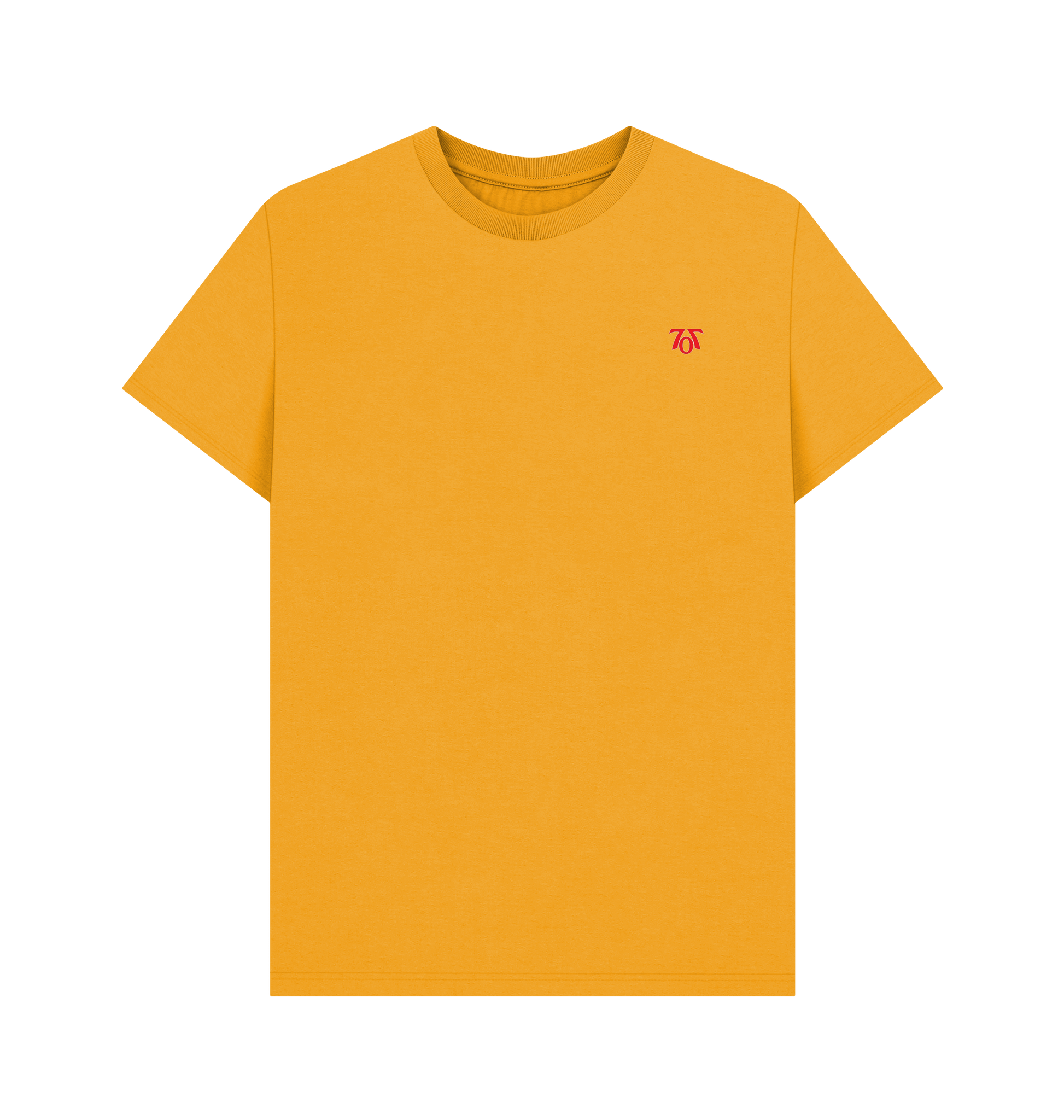 Mustard Printed T-shirt Front