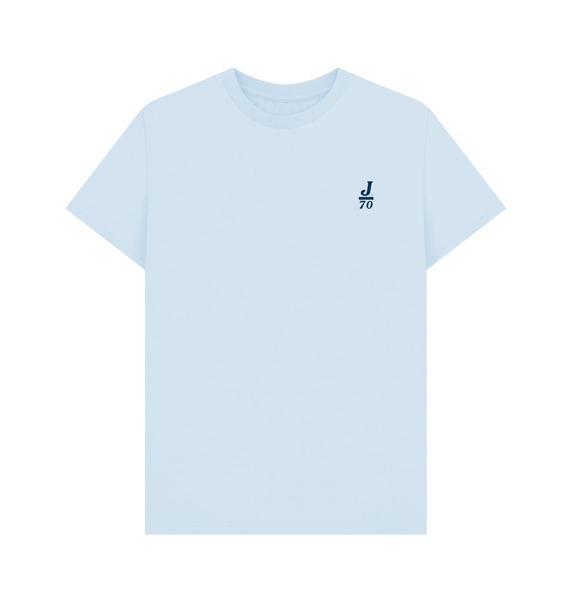 Sky Blue Printed T-shirt Front