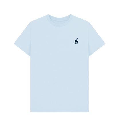 Sky Blue Printed T-shirt Front