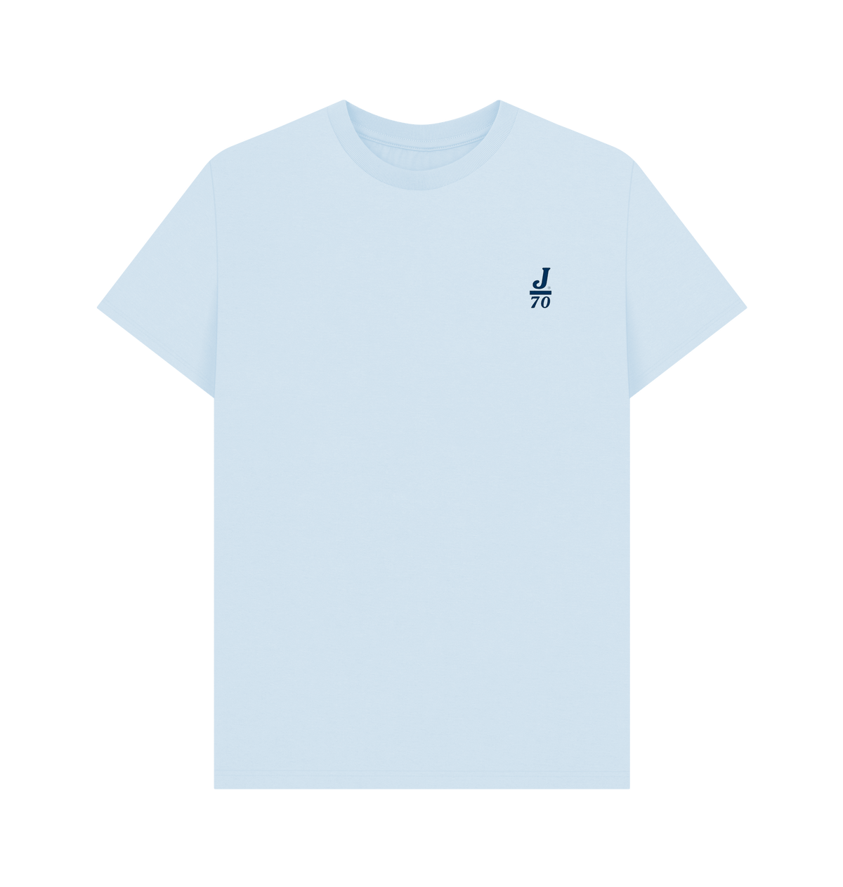 Sky Blue Printed T-shirt Front