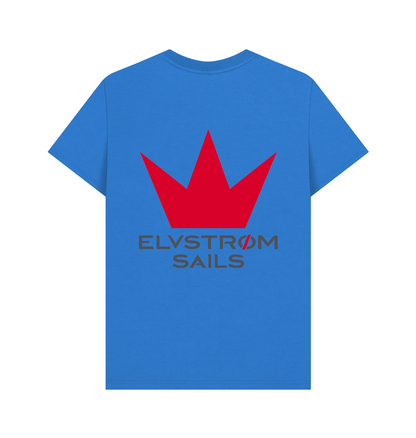 Bright Blue Printed T-shirt Back