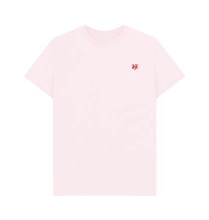 Pink Printed T-shirt Front