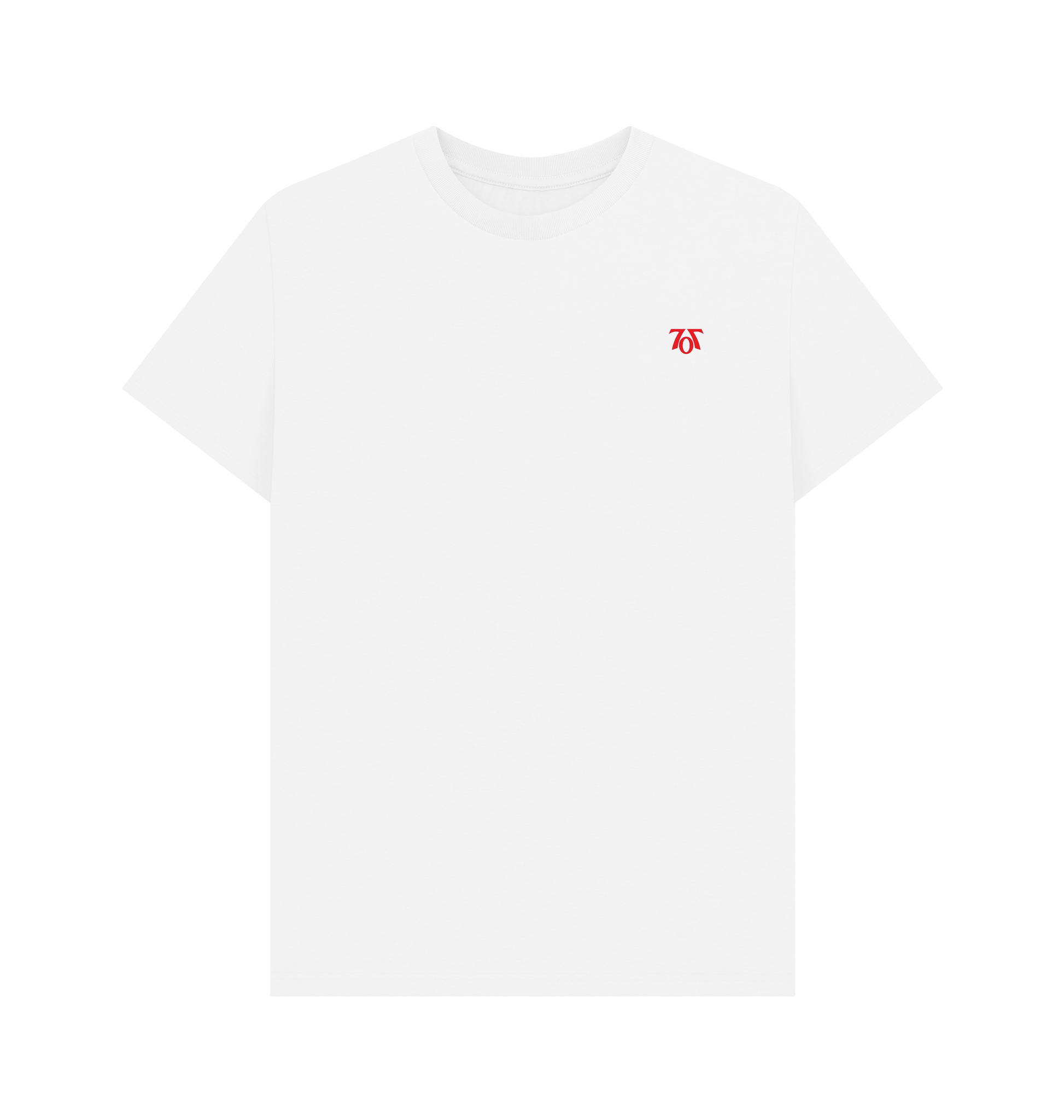 White Printed T-shirt Front