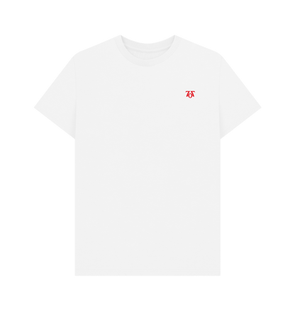 White Printed T-shirt Front