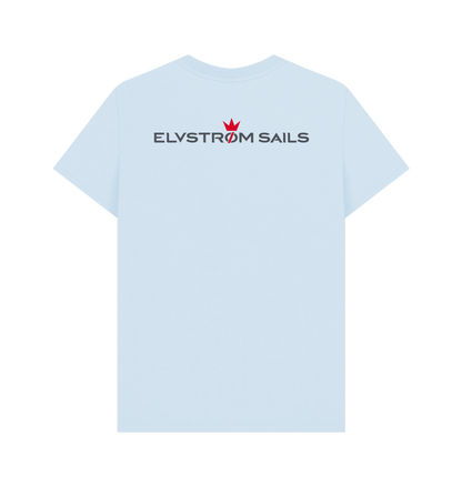 Sky Blue Printed T-shirt Back
