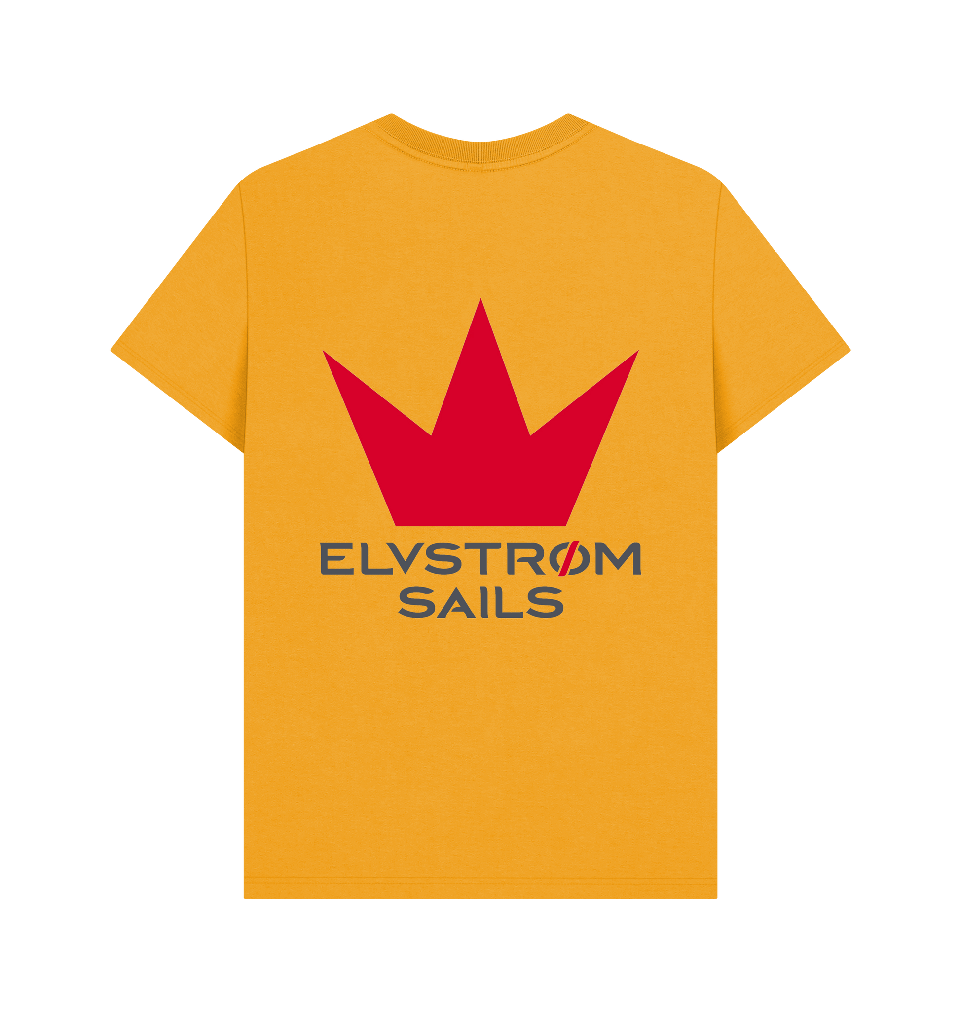 Mustard Printed T-shirt Back