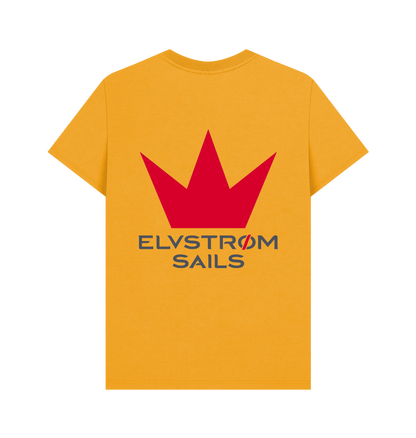 Mustard Printed T-shirt Back