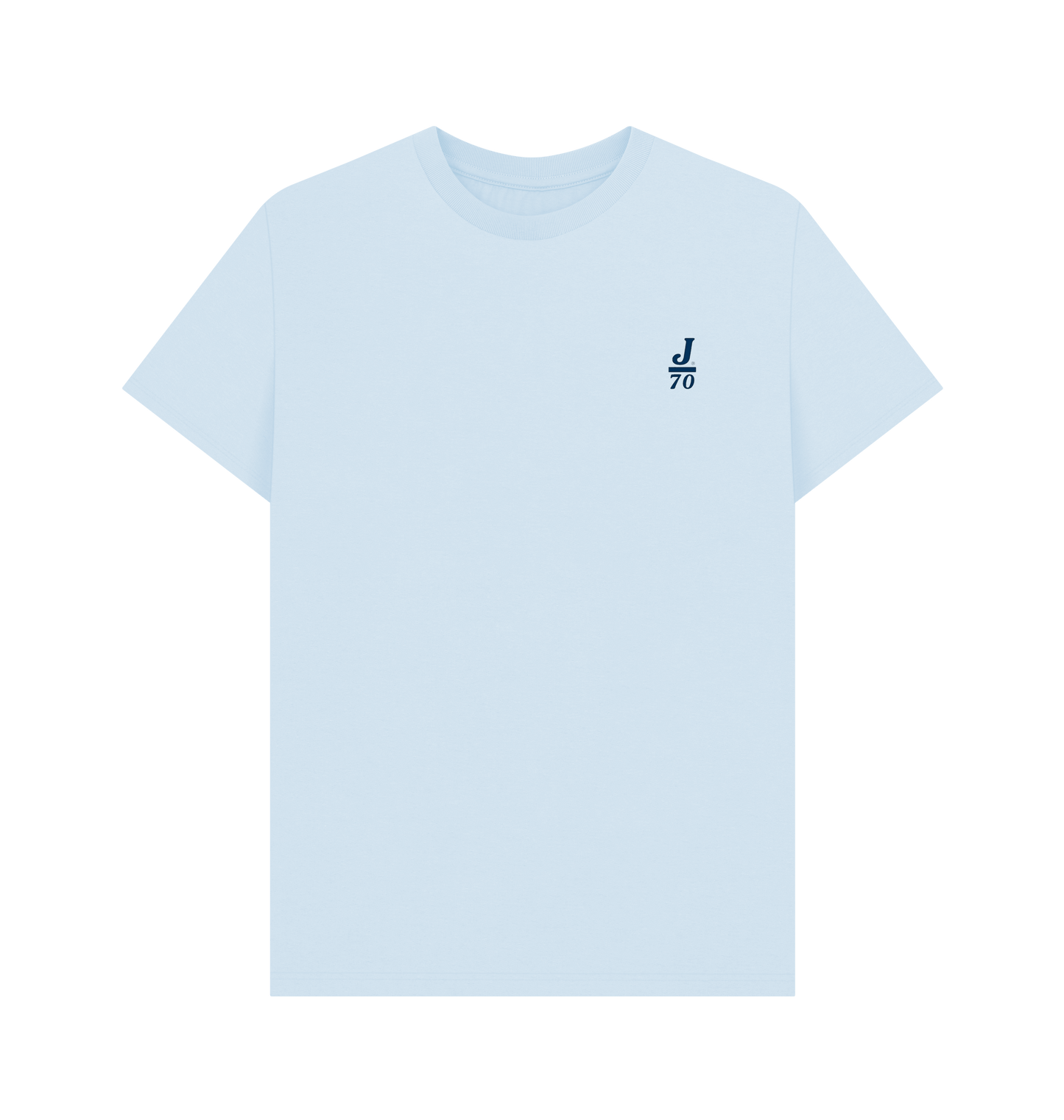 Sky Blue Printed T-shirt Front