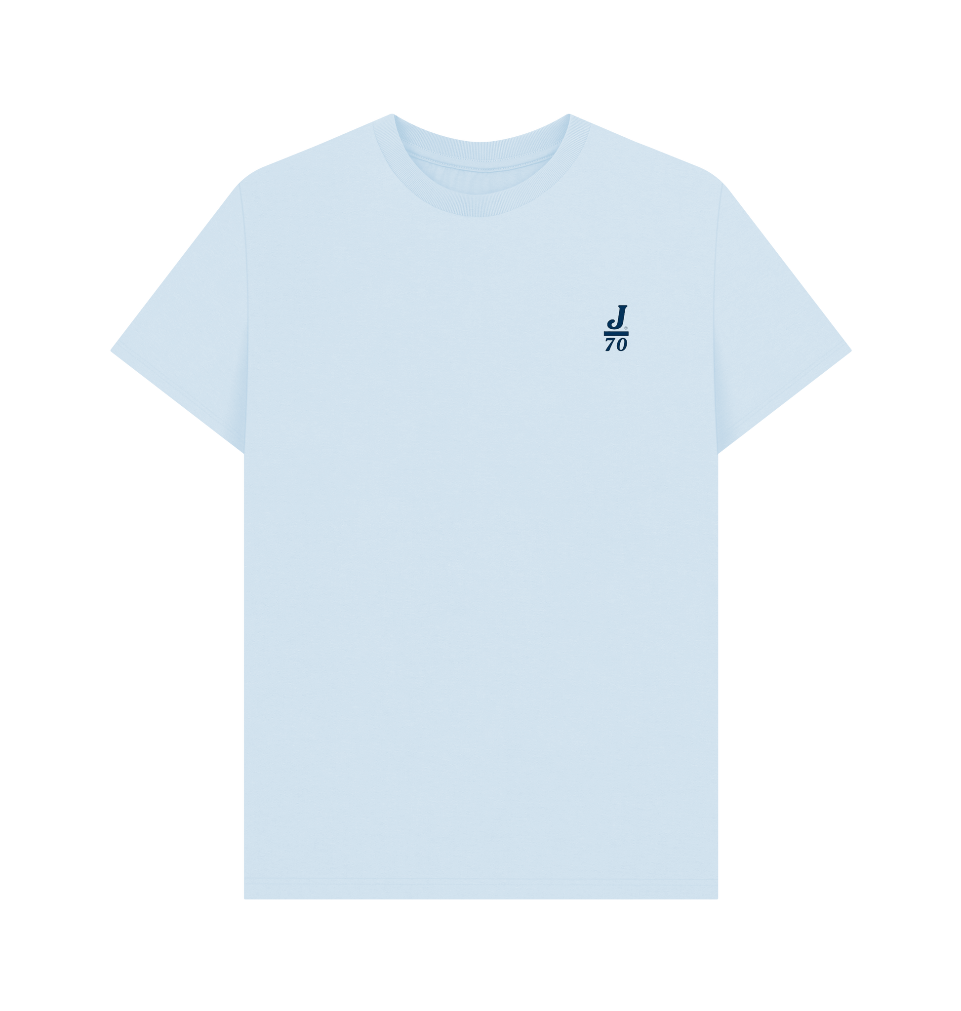 Sky Blue Printed T-shirt Front