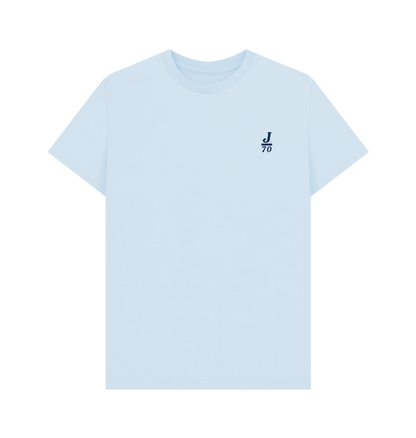 Sky Blue Printed T-shirt Front