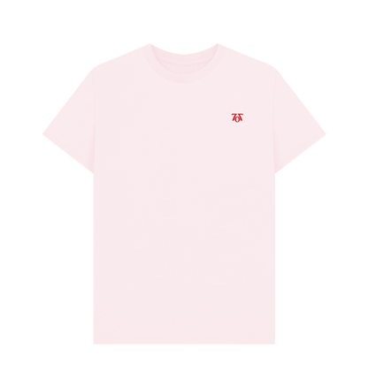Pink Printed T-shirt Front