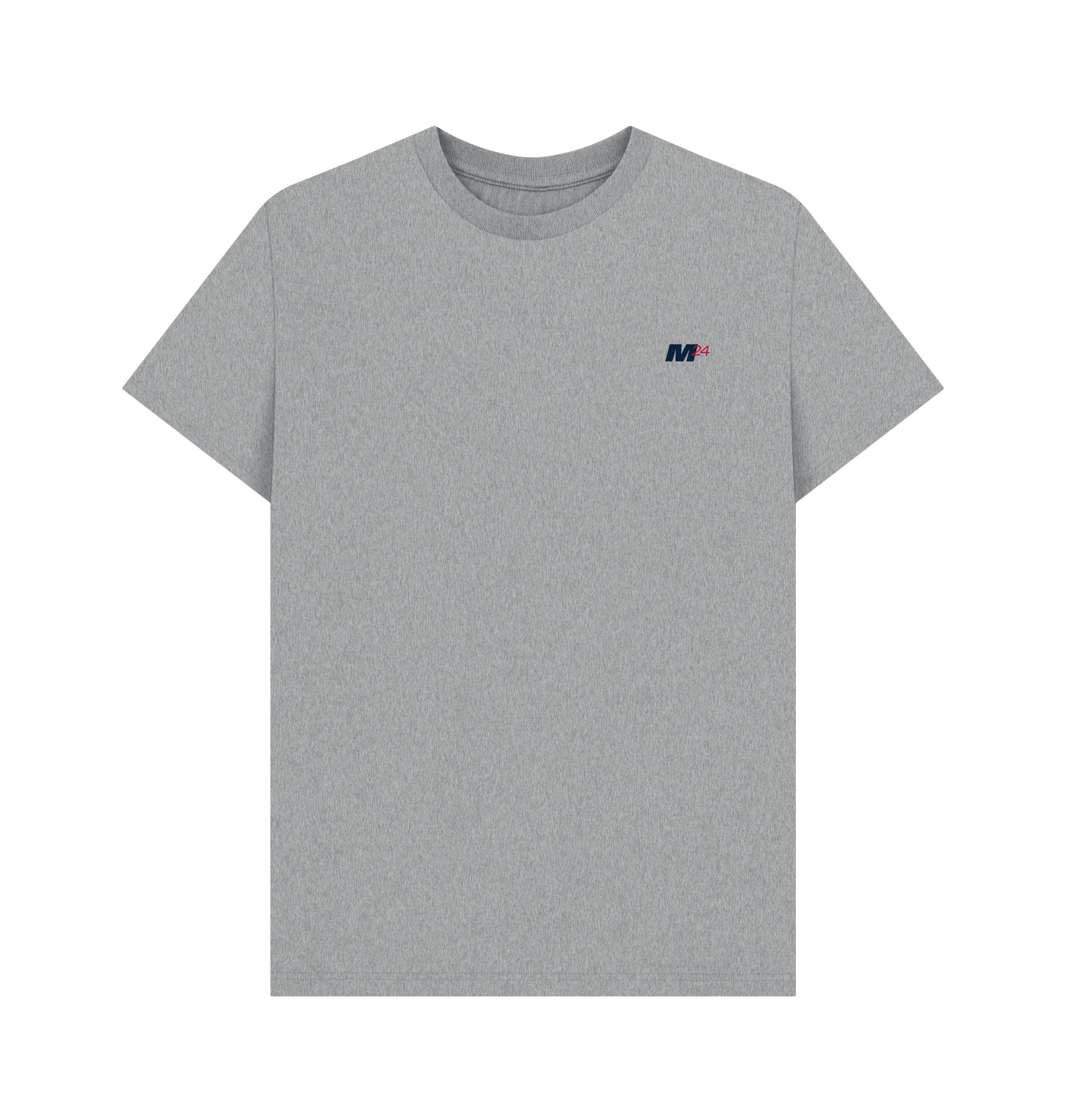 Athletic Grey Printed T-shirt Front