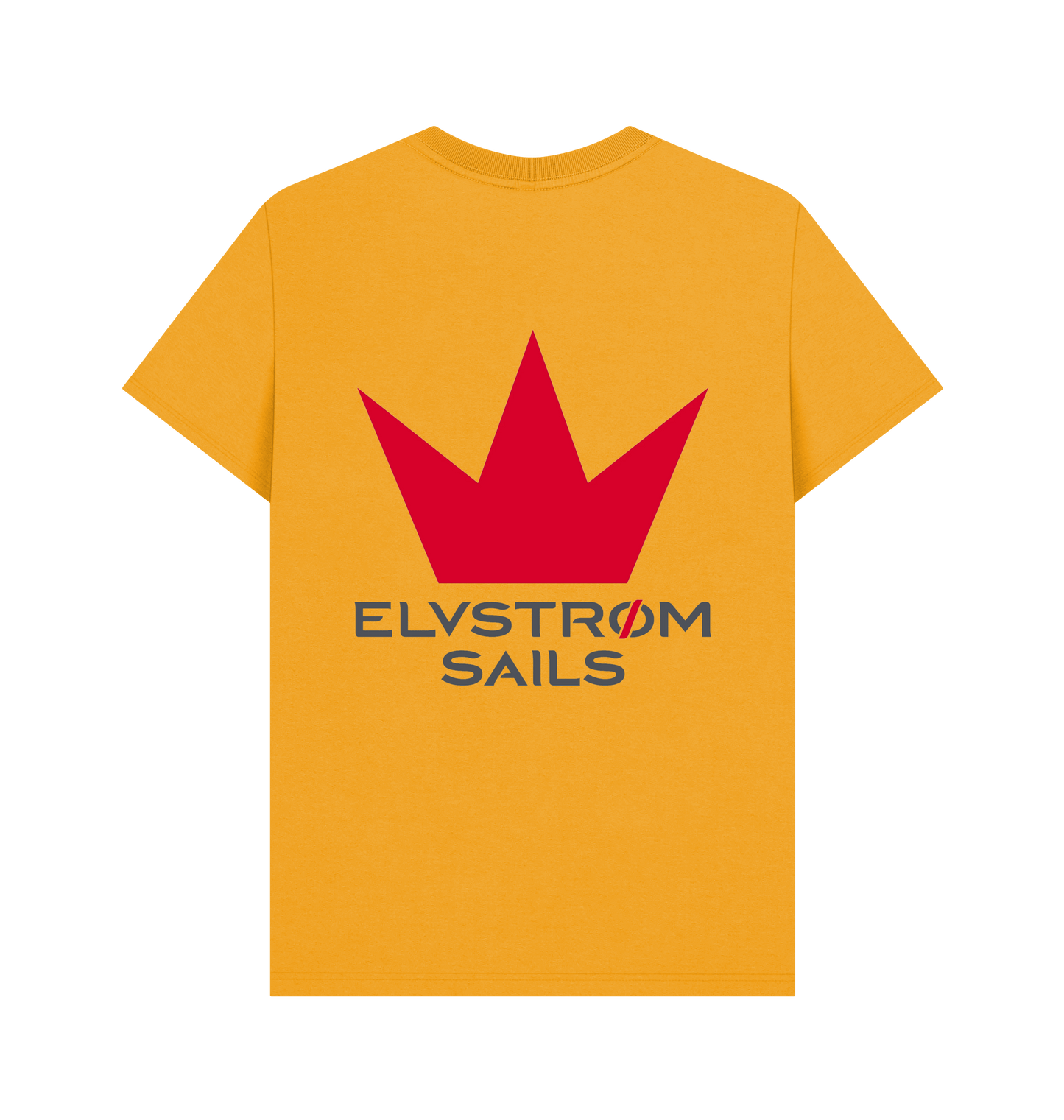 Mustard Printed T-shirt Back