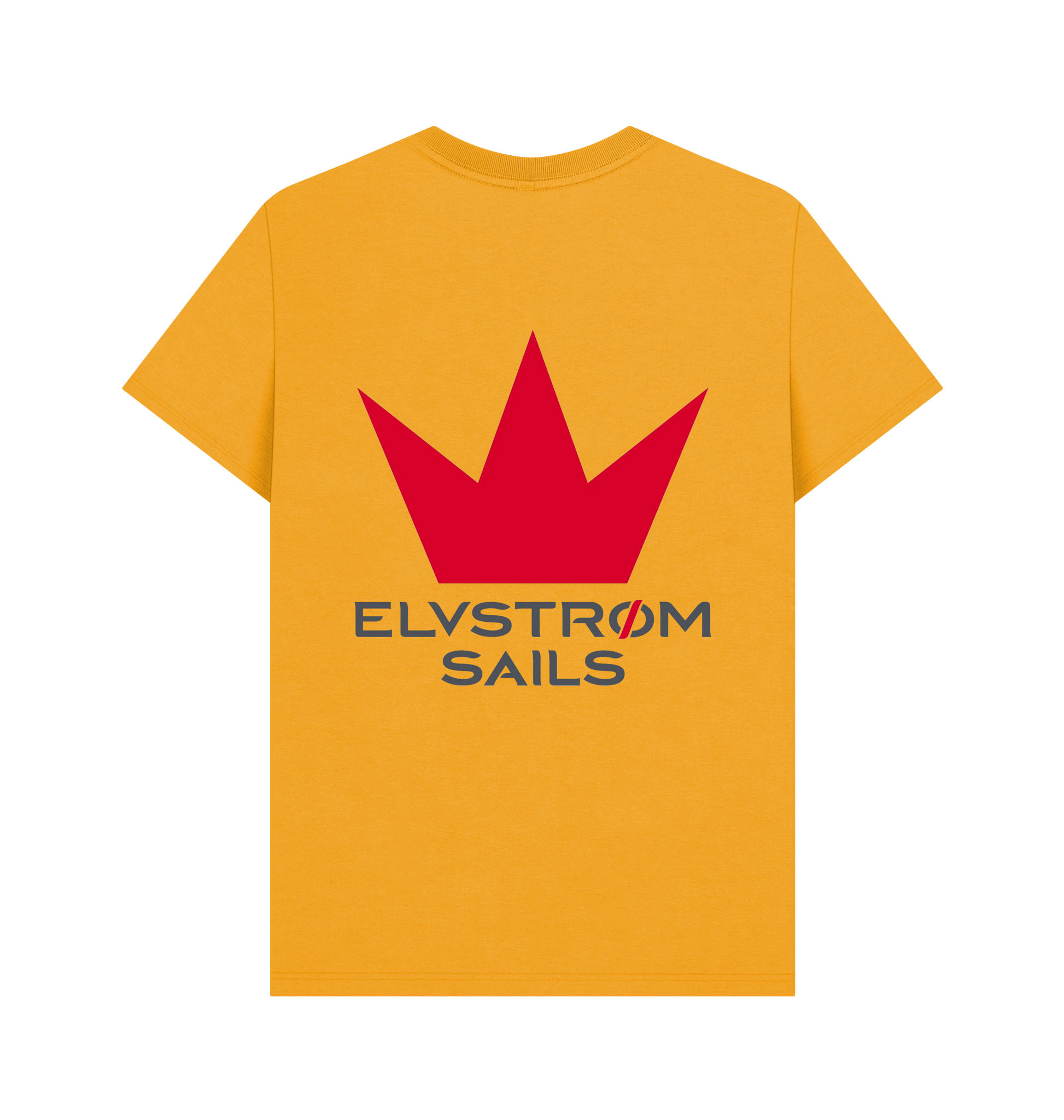 Mustard Printed T-shirt Back