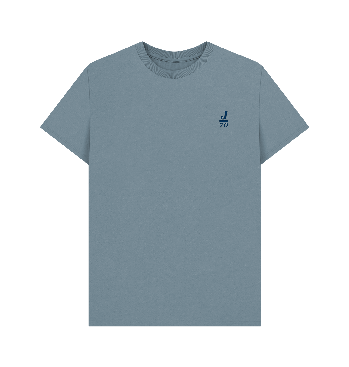 Stone Blue Printed T-shirt Front