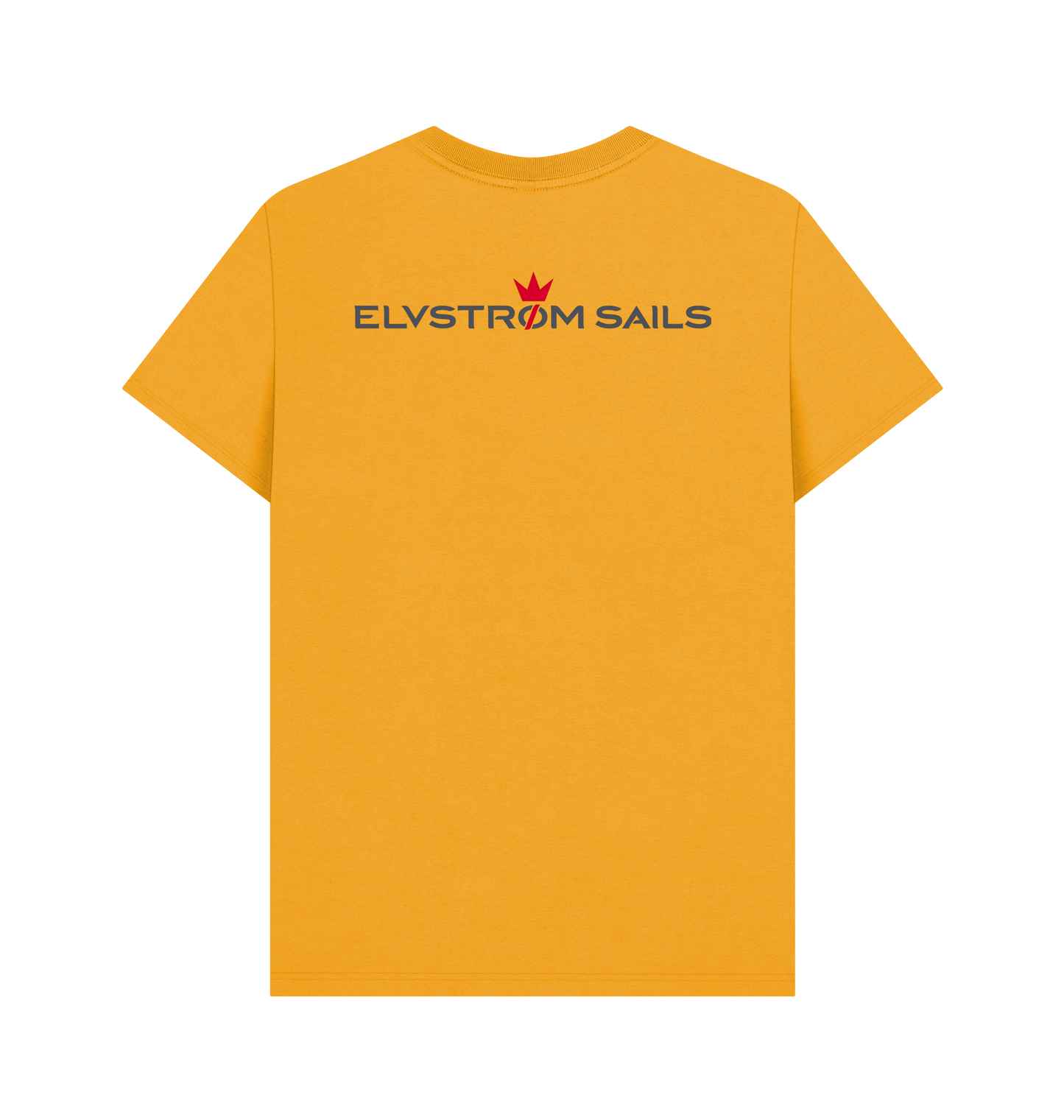 Mustard Printed T-shirt Back