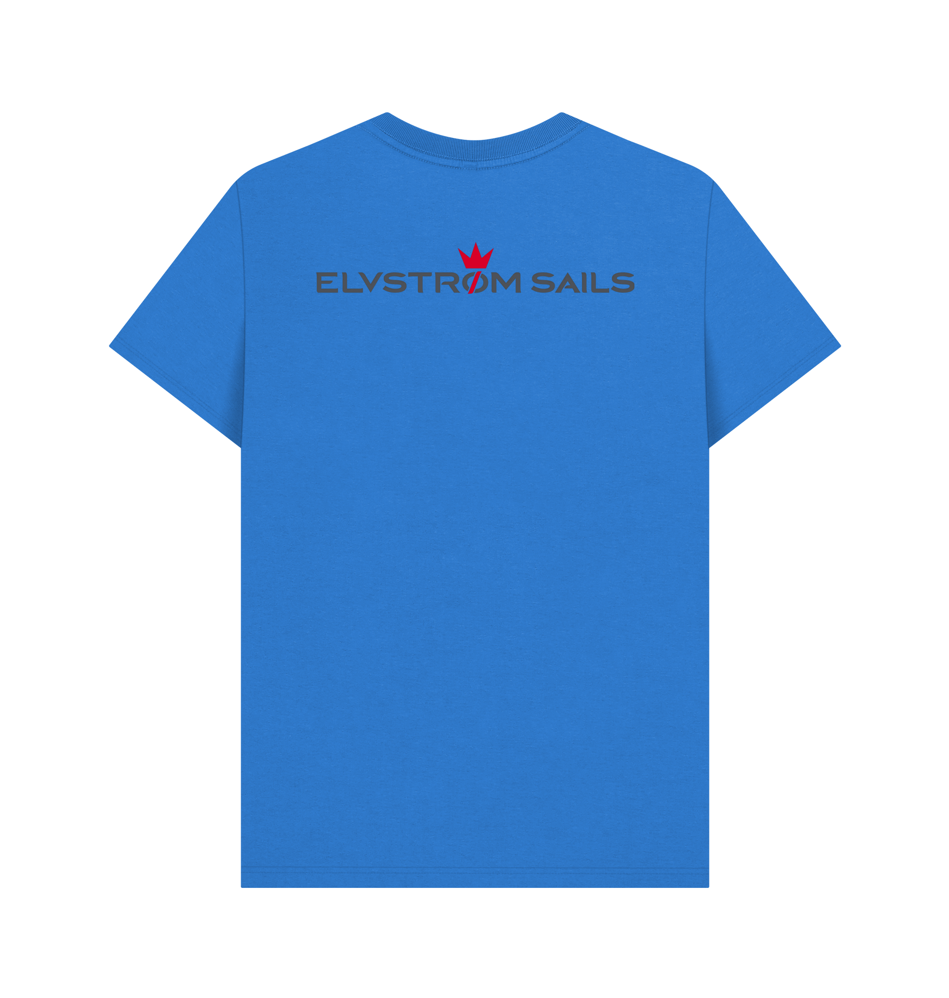 Bright Blue Printed T-shirt Back