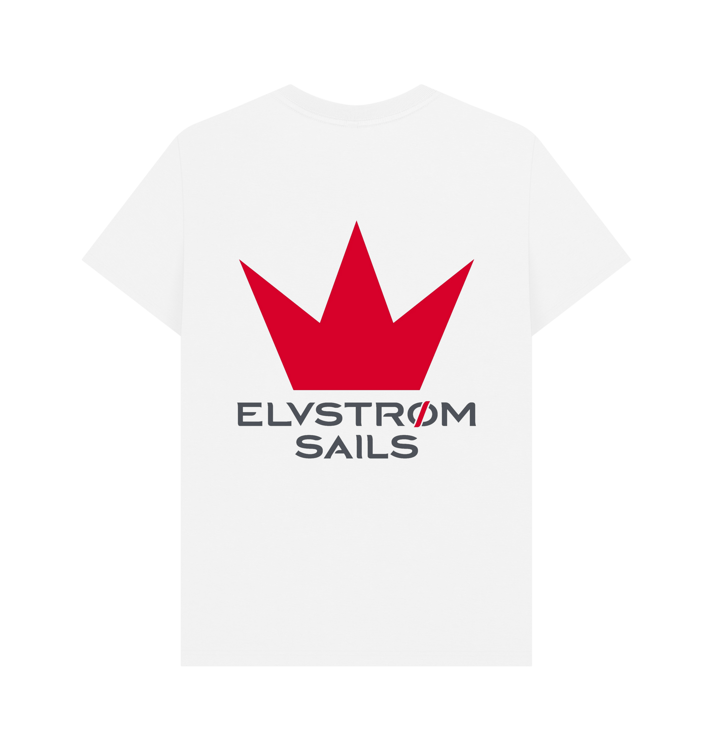 White Printed T-shirt Back